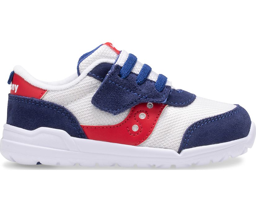 Saucony Jazz Riff Kids\' Sneakers Red / White / Blue | Canada 738PJJQ